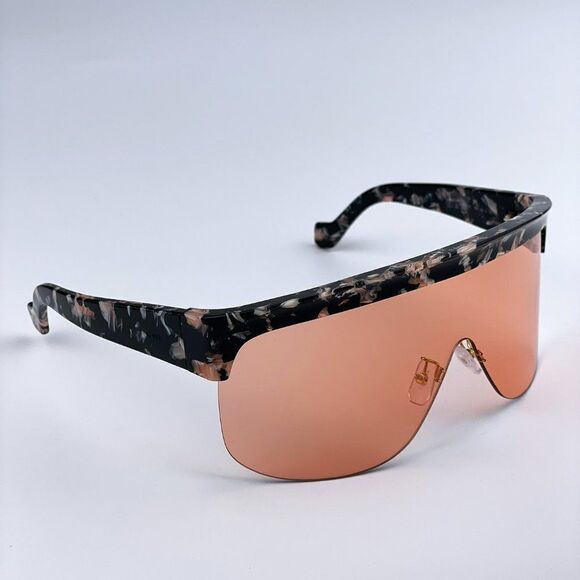 NEW Loewe LW40034U 55S Shiny Colour Havana Bordeaux Mask Shield Women Sunglasses main image 6